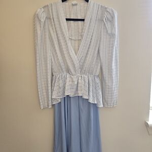 Chic Striped V-Neck Dress